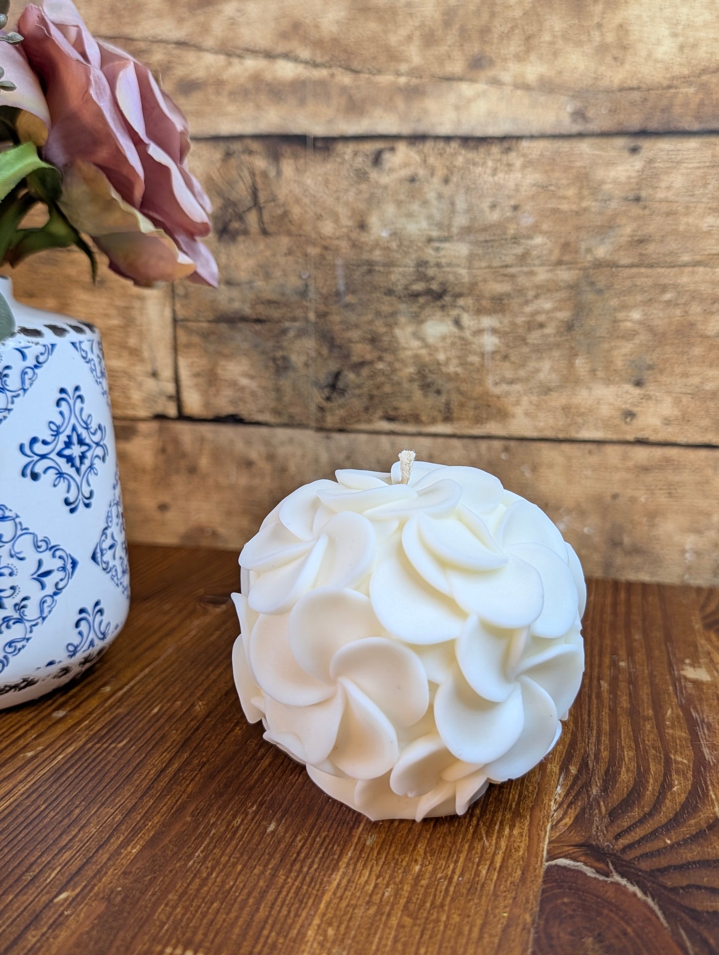 Deko-Kerze Blütenkugel